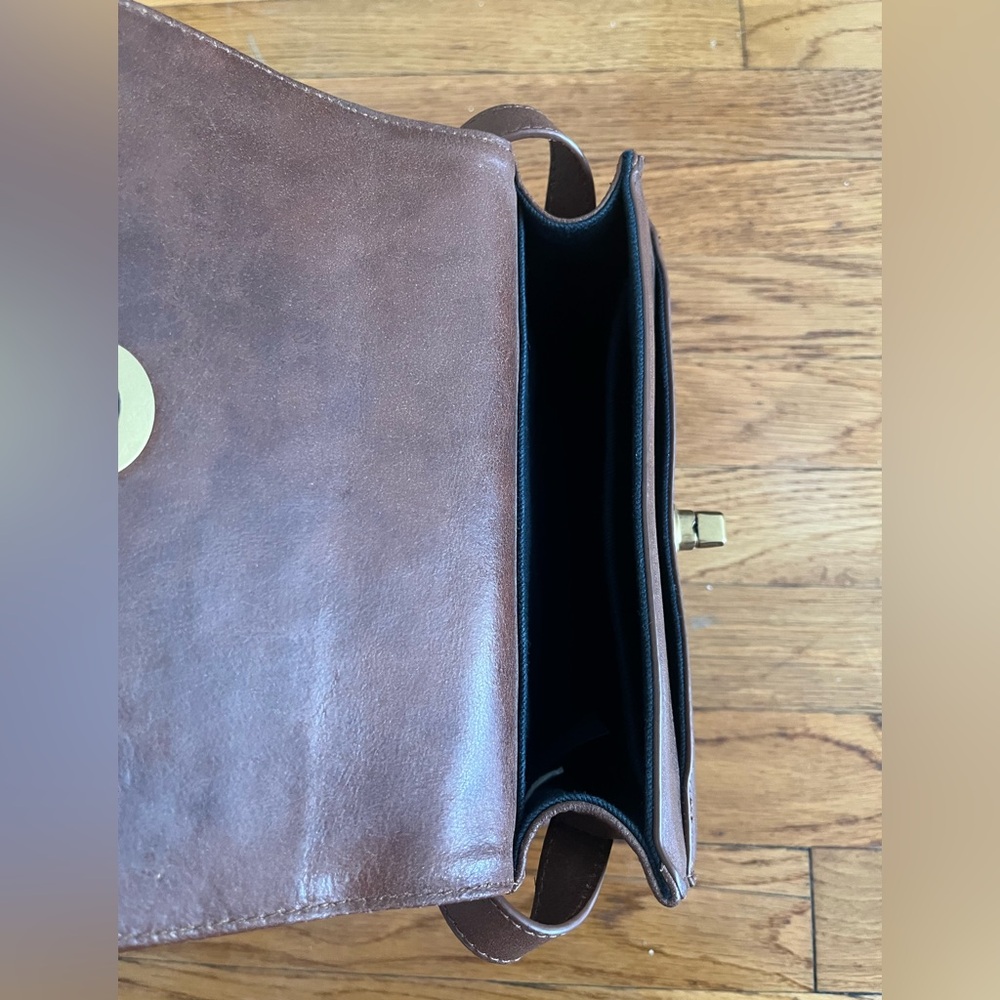 Brandy Melville Brown Leather Women’s Bag - Picture 6 of 7